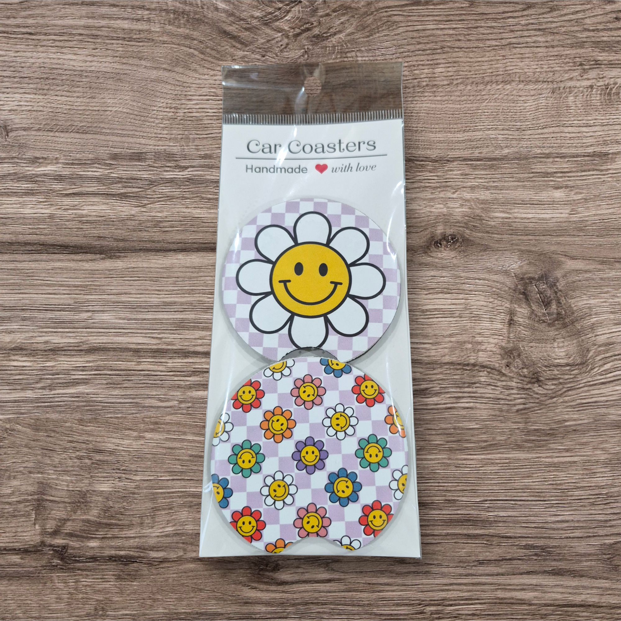 Neoprene coasters with desgin