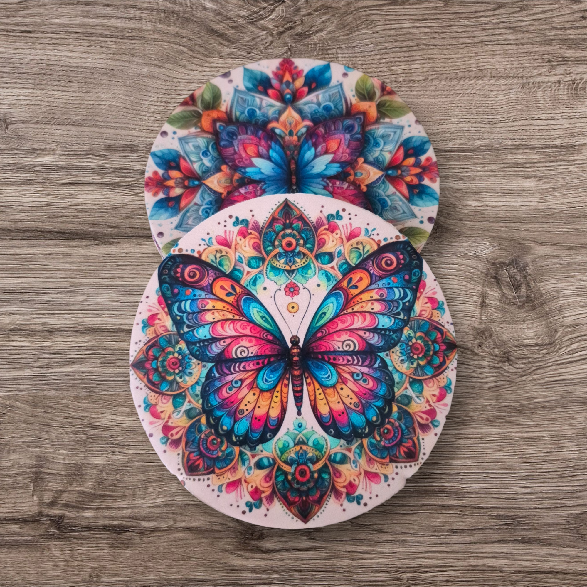 Neoprene coasters with desgin