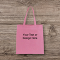 Light Pink Tote with Text