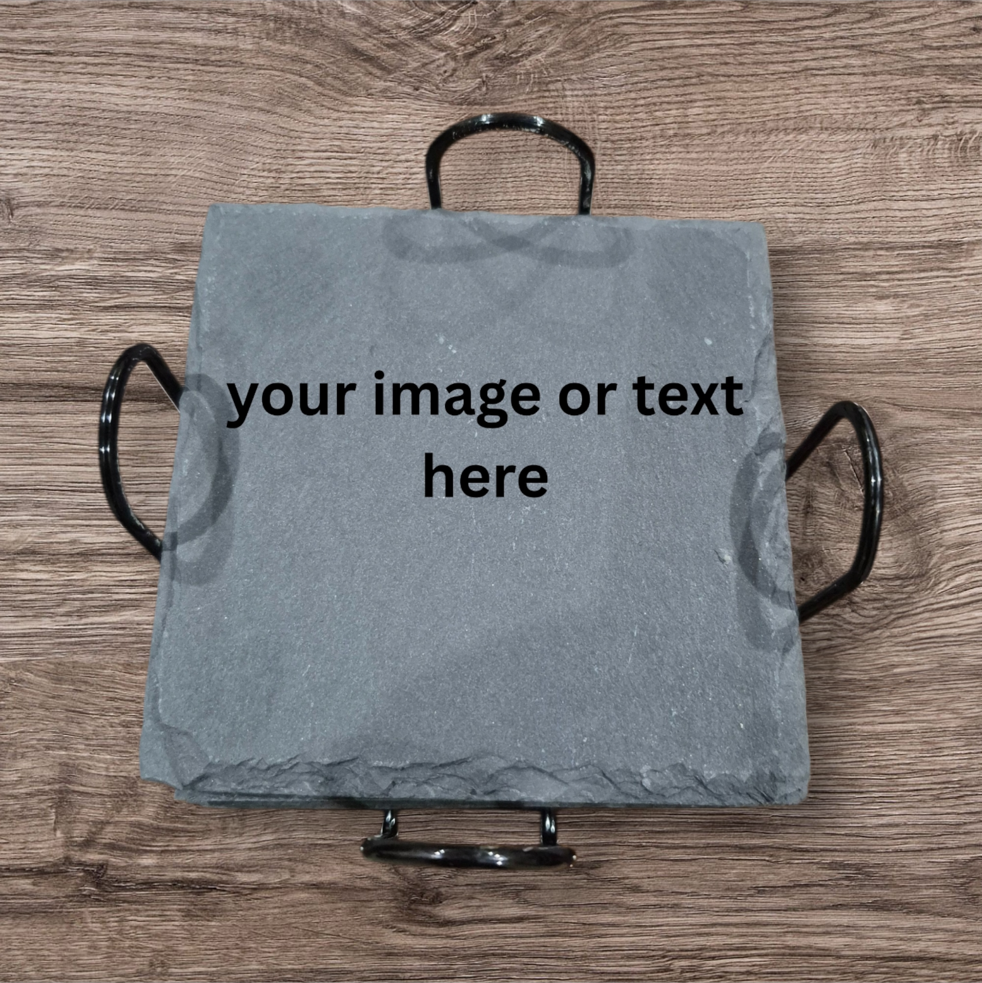 Slate Coaster with Laser Engraved Desgin