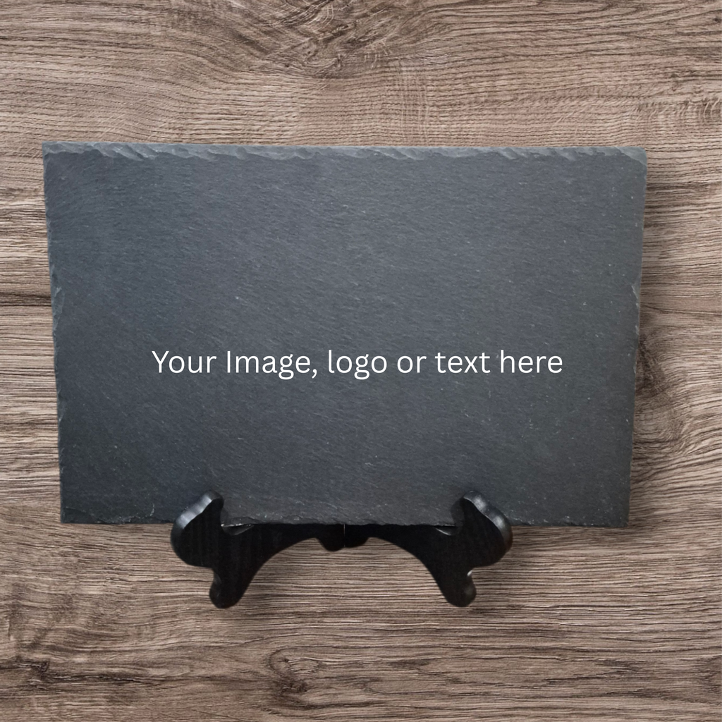 Slate Coaster with Laser Engraved Desgin