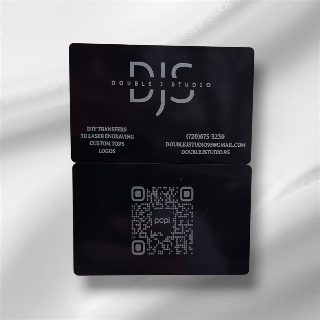 Laser Engraved Business Cards