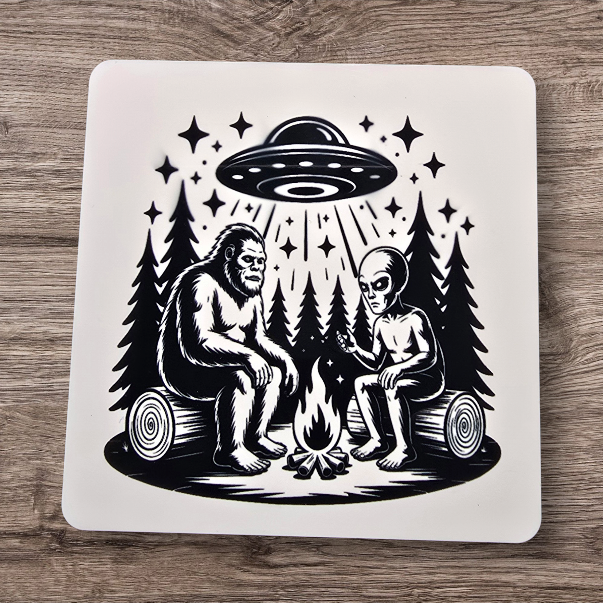 Alien/Bigfoot magnet