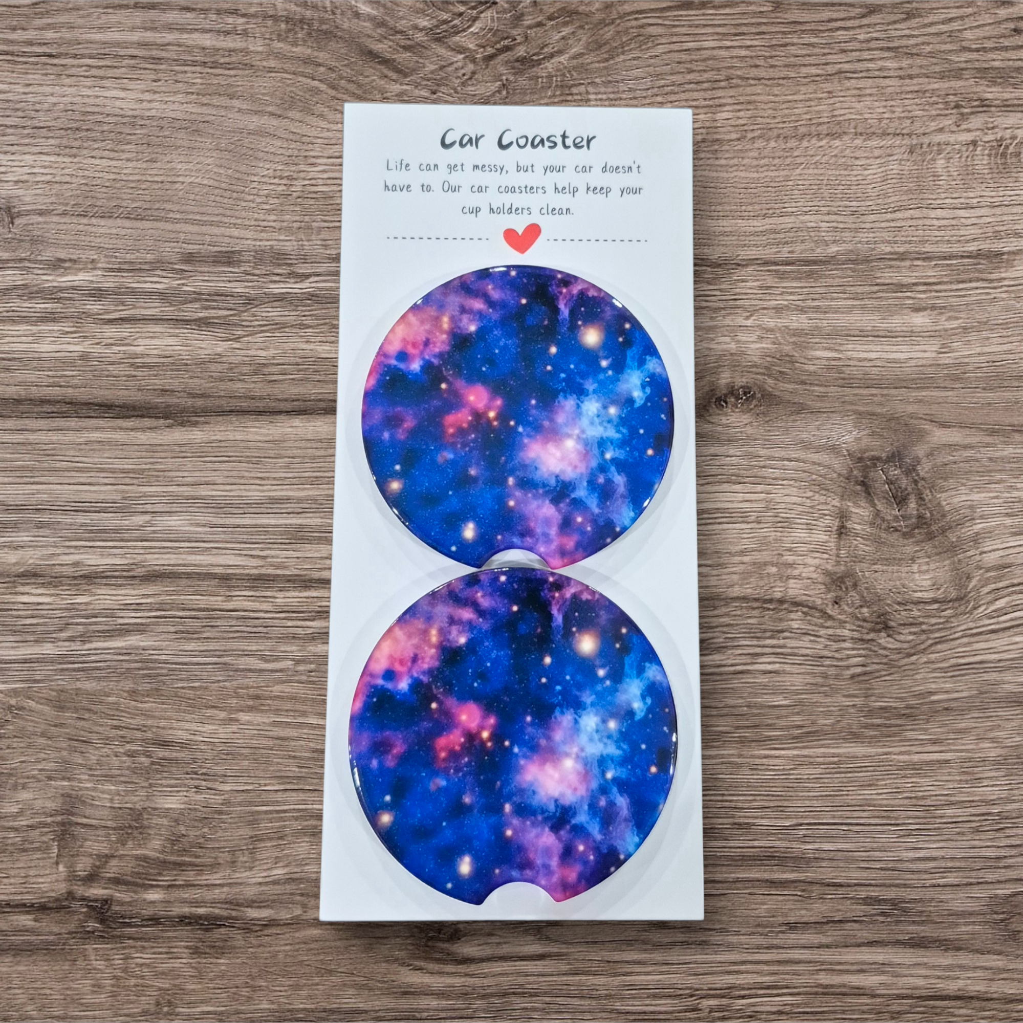 Ceramic Car coaster with design