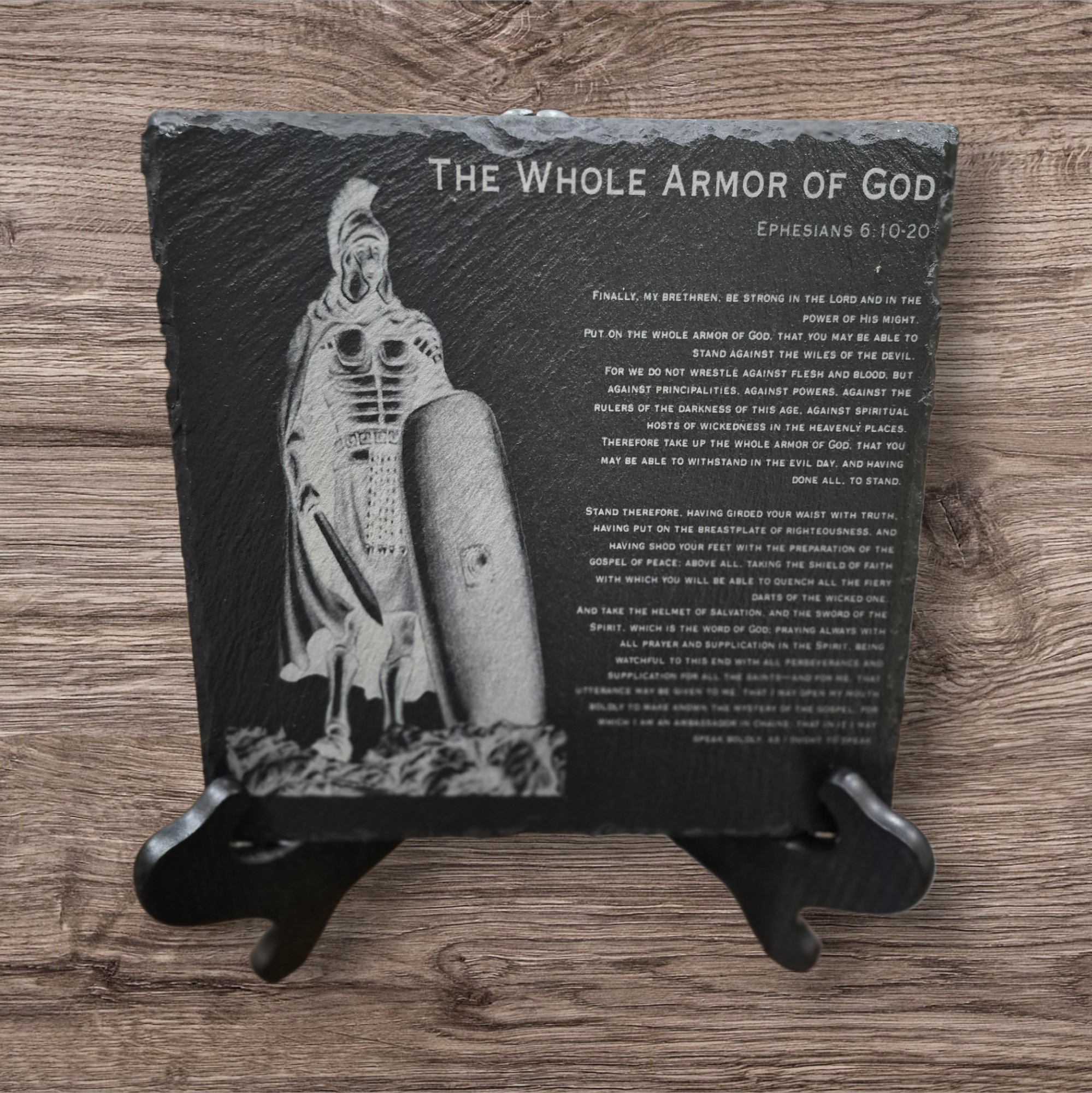 Slate Coaster with Laser Engraved Desgin