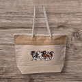 Canvas Tote with Personlized Text or Image