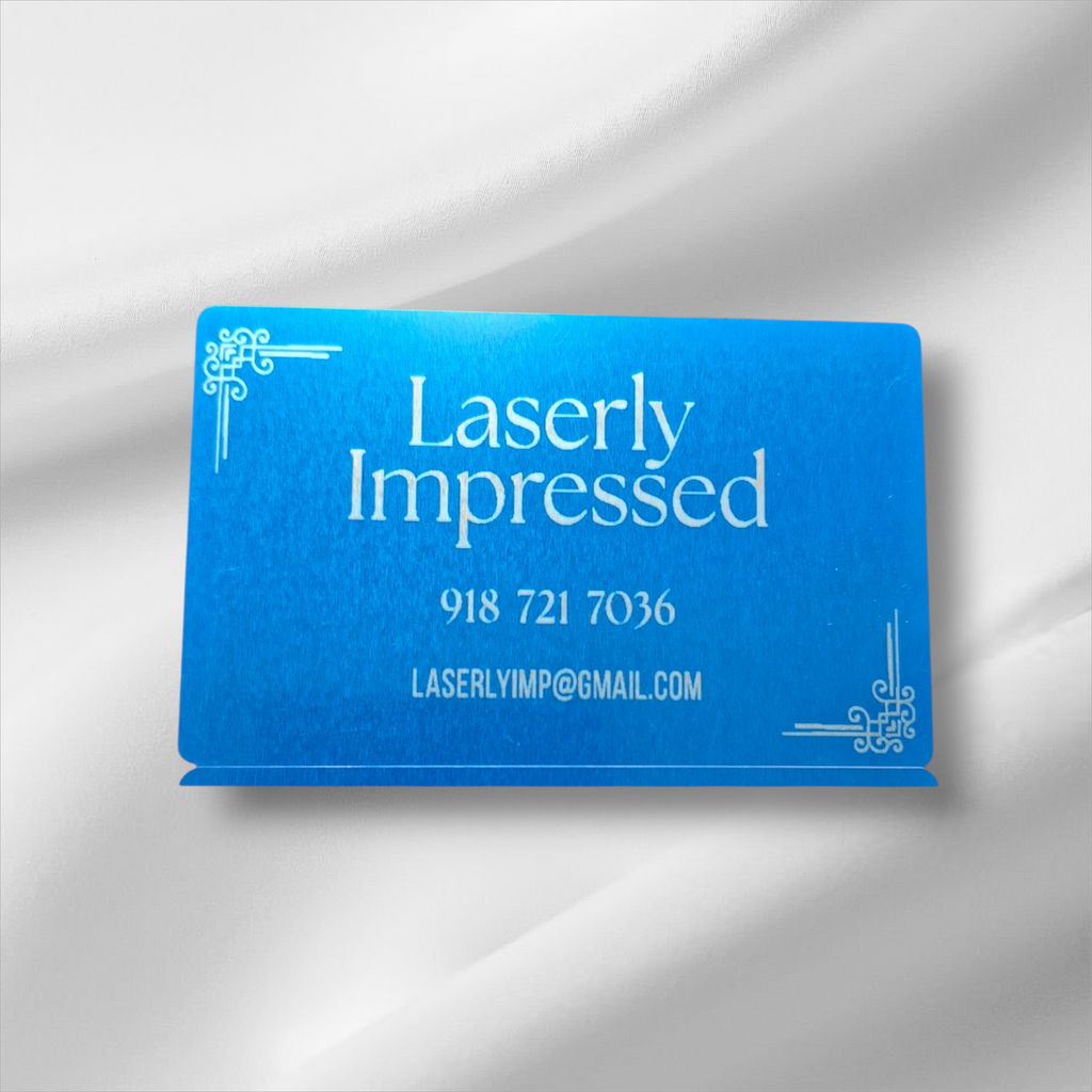 Laser Engraved Business Cards