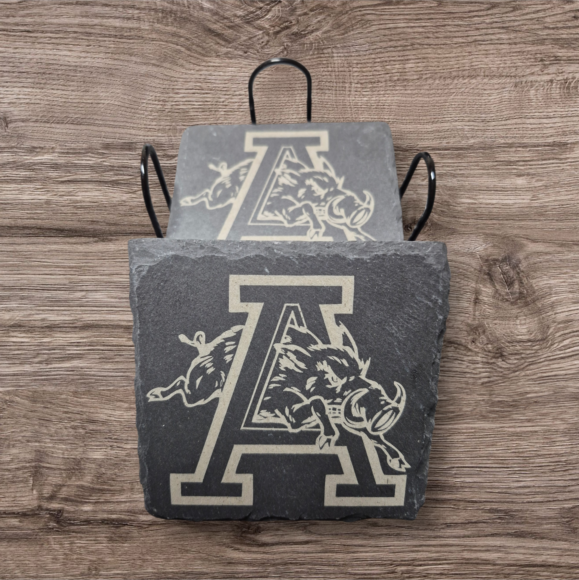 Slate Coaster with Laser Engraved Desgin