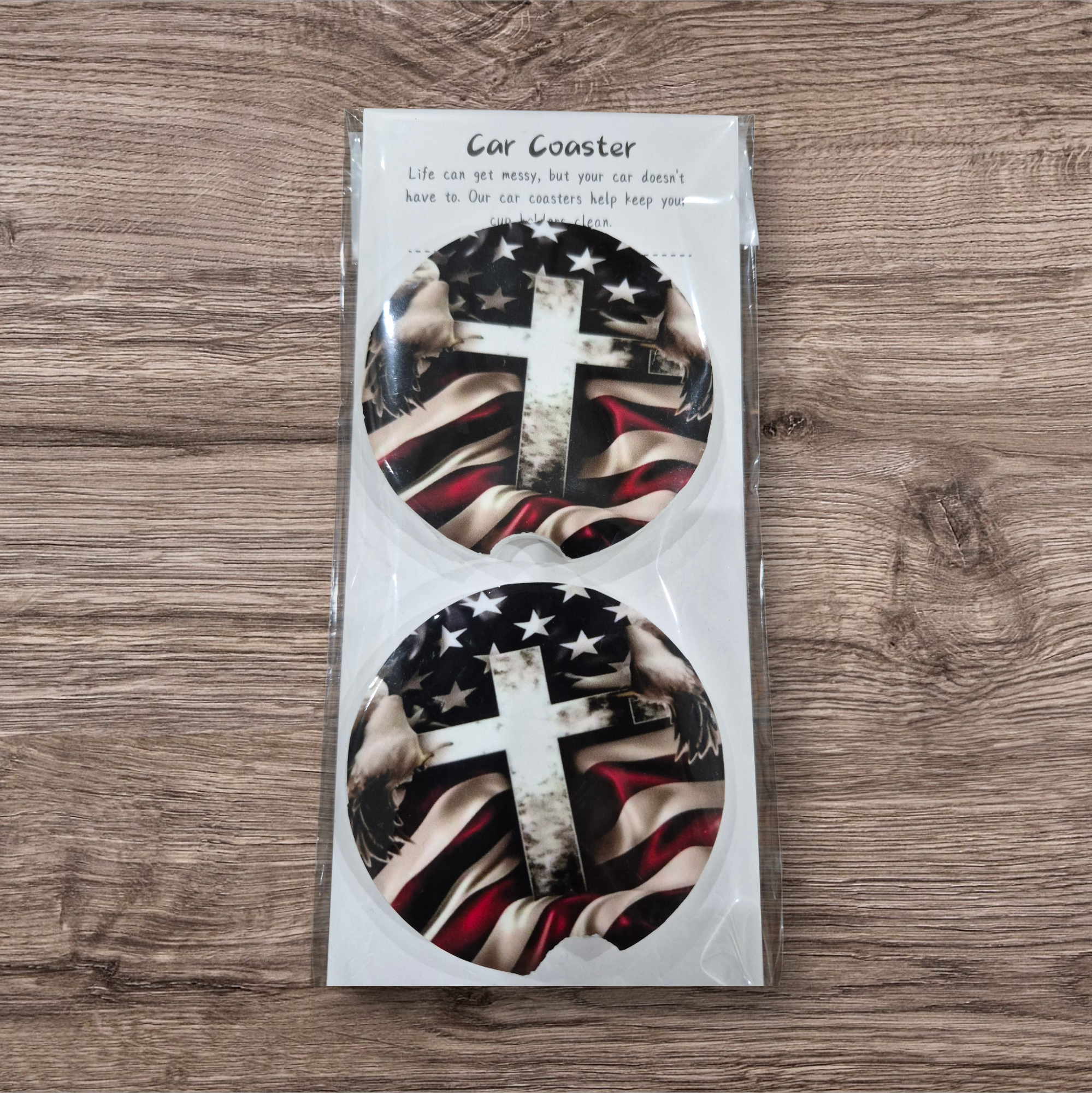 Ceramic Car coaster with design