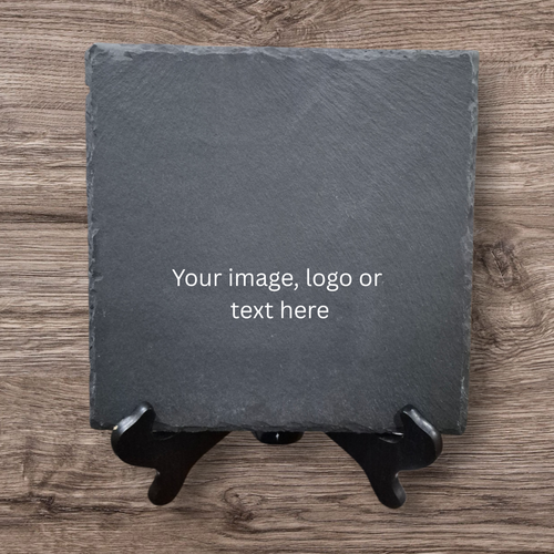 Slate Coaster with Laser Engraved Desgin