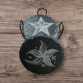 Slate Coaster with Laser Engraved Desgin