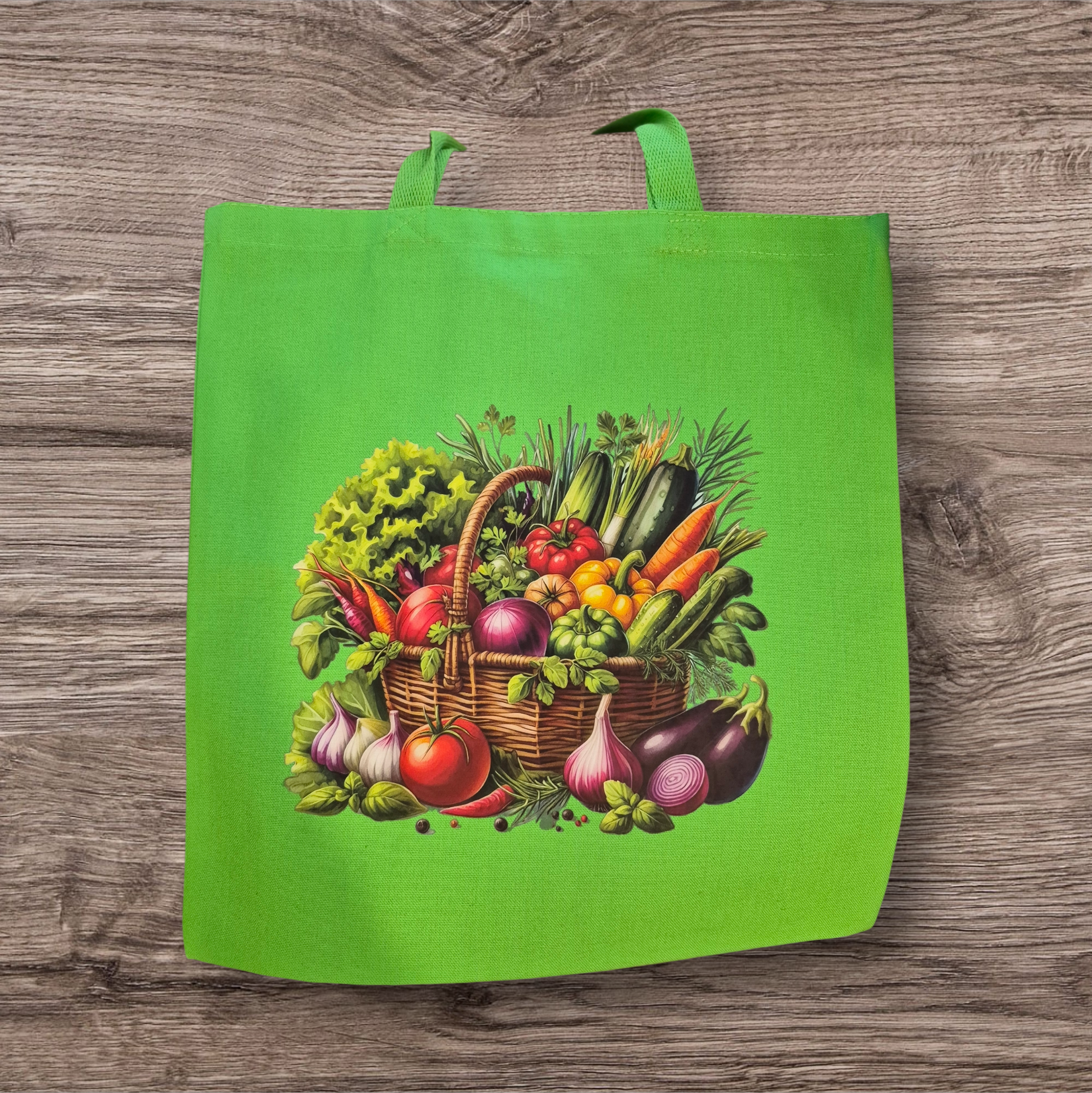 Canvas Tote with Personlized Text or Image